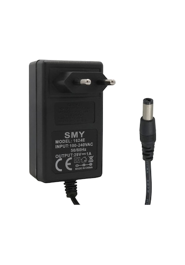 Smy 1624e 29 Volt 1 Amper 5.5 2.5 + 5.5 2.1 Uç Uyumlu Priz Tipi Adaptör