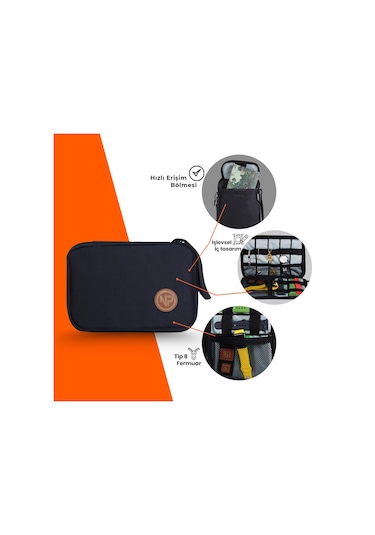 Npo Array Kablo Makyaj ve Aksesuar Organizer Çantası