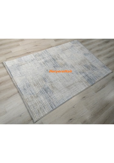 Modena Mdn 02 Cream Blue Şık Ve Modern Sıkı Dokuma Hav Toz Vermez