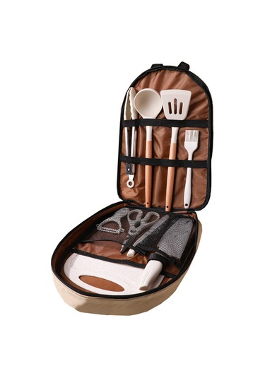 Açık Bıçak Seti Taşınabilir Mutfak Seramik Mutfak Bıçağı Meyve Bıçağı Kesici Kamp Pikniği Paslanmaz Çelik Mutfak Eşyaları On Set Çok Renkli