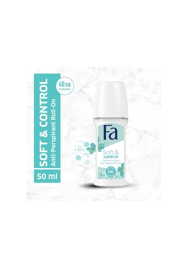 Fa Soft&Control Roll-On Deodorant 50 ML x 3