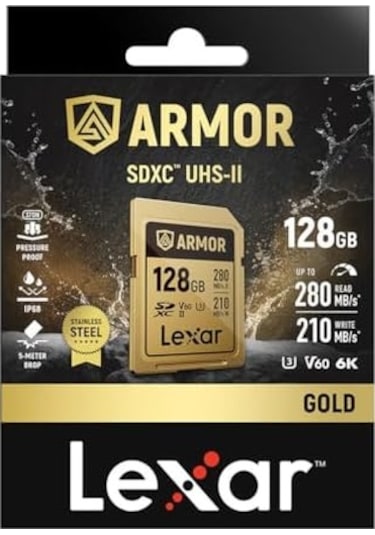Profesyonel Gold 128gb Uhs-ıı V60 Sdxc Hafıza Kartı Açık Mavi