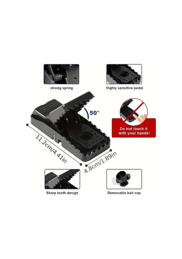 Willowhaven 4 Adet Hafif Temasız Fare Kapanı Ev Apartman Yurt İçin Hızlı Güvenli