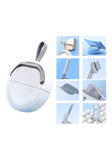 Homyl Elektronik Temizleyici Seti Klavye Fırçası Çok Beyaz