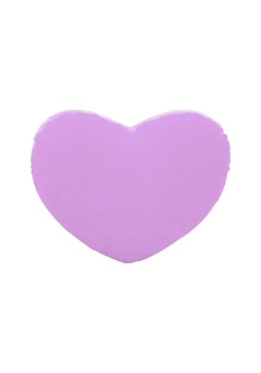 15/20/30 Cm Kalp Şekli Dekoratif Kırlent Pp Pamuk Yumuşak Yaratıcı Sevgilisi  Mor