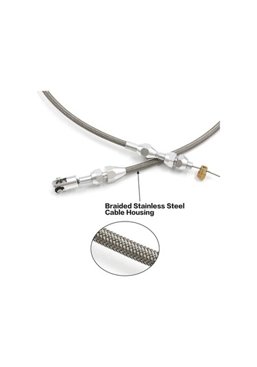 Novahub 36 İnç Kafesli Gaz Tel Takımı Chevrolet Chevy 1997-2007 Ls1 4.8-6.0l Motor İçin Yedek Parça