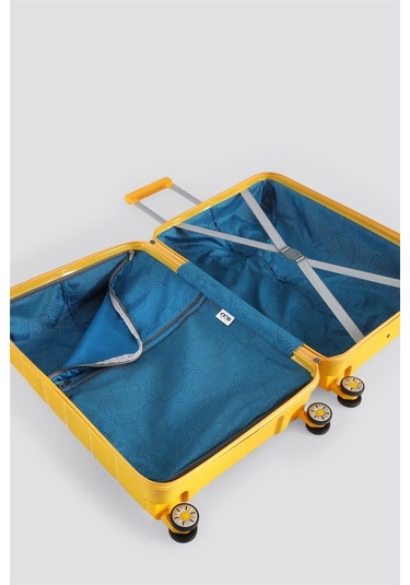 Ççs 5247 Polipropilen Kabin Boy Valiz Sarı