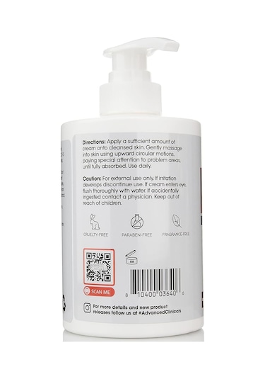 Advanced Clinicals Vitamin C + Turmeric Yüz ve Vücut Kremi 444 ML