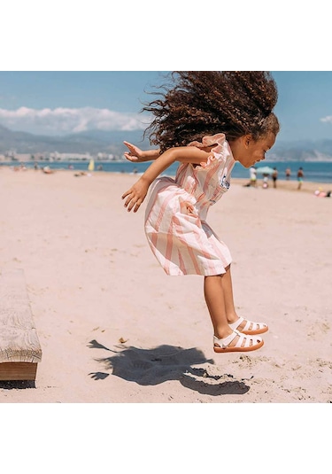 Igor S10291-079 NICO CARAMELO Ivory Çocuk Sandalet