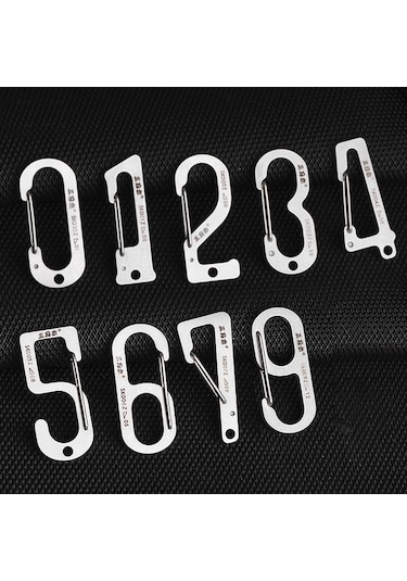 Pazly Yürüyüş Ve Pratik Karabinalı Kampçılık, İçin Geeroyoo Dayanıklı Çok Çelik Balıkçılık Anahtarlık Amaçlı Aksesuar - Jz