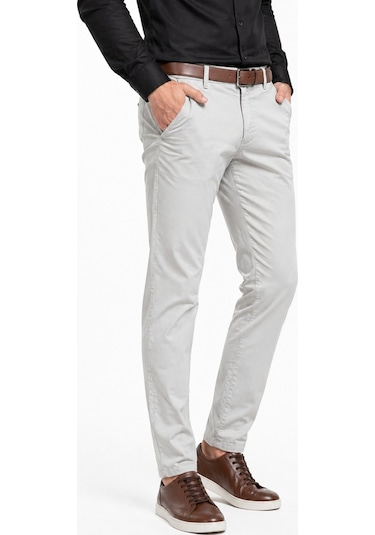 Amaro Erkek Kanvas Pantolon Regular Kalıp Yazlık Bgl-st05391 Taş
