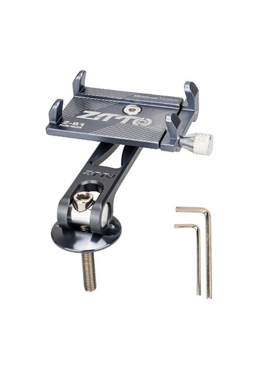 Ztto-sarsıntı Önleyici Bisiklet Telefon Tutucu Ayarlanabilir Y28960t Gri