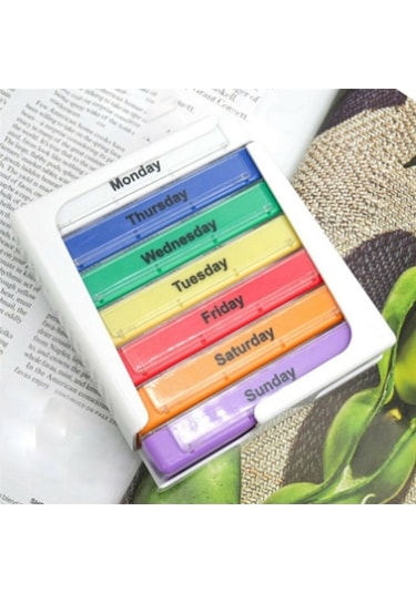 Pazly Yaşlı Suntek Kutusu Hapları Hap Haftalık Gün Düzenleyici 7 Dx Diğer