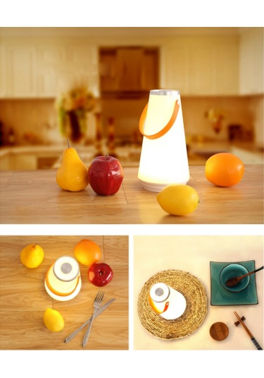 Wezone Usb Şarjlı Taşınabilir Led Lambası, Dokunmatik Kontrol, Parlaklık Ayarlı, Ev Dekorasyonu Ve Gece Işığı Td129 Diğer