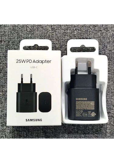 Samsung Samsung 25w Süper Hızlı Şarj Cihazı Tip C Kablo S24/s23/s22/s21/s20/note10+/z Flip/fold/a Serisi Au 1
