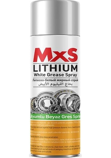 Mxs Lıtyum Beyaz Sıvı Gres H3300 400ml. AOD-MXS 70750
