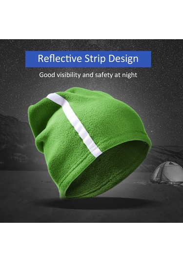 Wezone Kışlık Polar Boyunluk - Rüzgar Geçirmez, Yansıtıcı, Kayak Ve Bisiklet İçin 113 Karakter Mavi