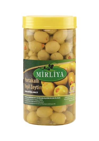 Mirliya Portakallı Yeşil Zeytin 1 KG