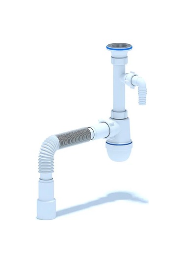 Anı Plast 1 1/4"x40 Bulaşık Makinesi Bağlantılı Lavabo Sifonu 316836823