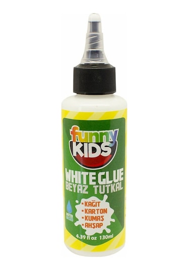Funny Kids Beyaz Tutkal 130cc