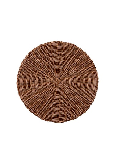 Kahverengi Yaratıcı Masa Matı Çok Amaçlı Uzun Ömürlü Masa Koruması Kahverengi