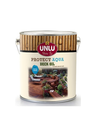Ünlü Protect Aqua Su Bazlı Deck Yağı 2,5L