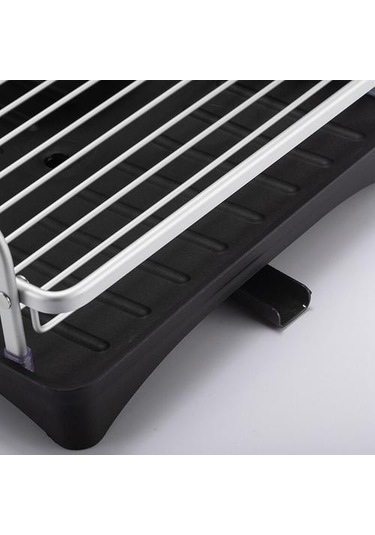 Gümüş Alüminyum Alaşımlı Bulaşık Rafı Süzgeç Mutfak Depolama Kurutma Raf Tepsisi Aşırı Lavabo Gereçleri Tutucu Drenajı Raflar Ve Amp Tutucular -