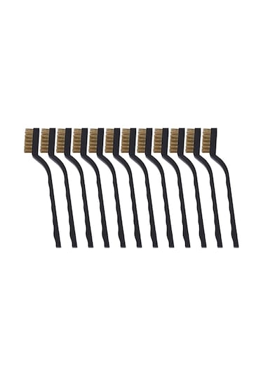 12 Adet 7 İnç Bakır Tel Temizleme Fırçası - 3d Baskı Makinesi Aksesuarı