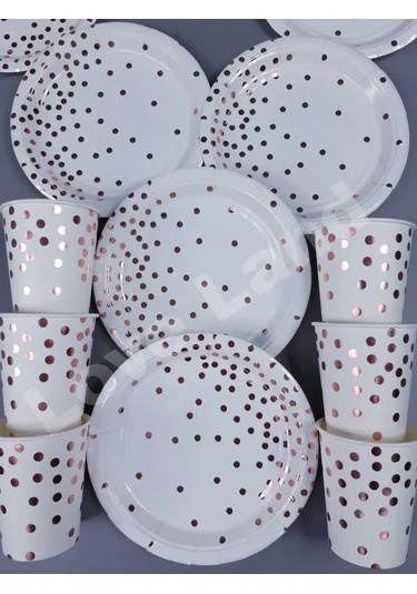 Love Land Tek Kullanımlık Tabak Çanağı 12 Kişilik: 18 Cm Tabaklar, 250 Ml Bardaklar 168209224 Diğer