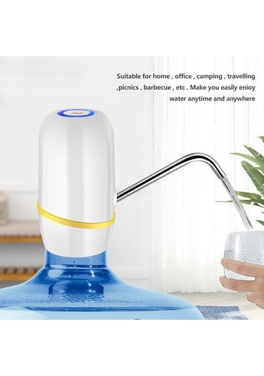 Ebitda Pratik Ev Su Pompası - Tek Tuşla Kullanım Kolay, Beyaz/siyah