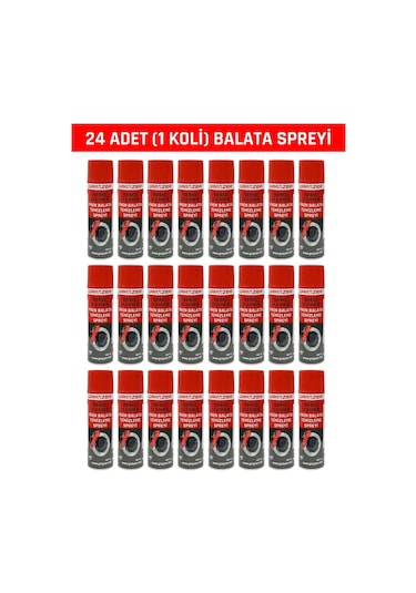 Grayzer Fren Balata Temizleme Spreyi 500 Ml 1 Koli 24 Adet