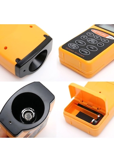 Butuglobal CP-3007 1.8 İnç Lcd Kırmızı Lazer Noktalı Ultrasonik Mesafe Ölçer