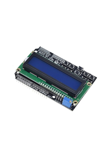 Arduino Shield 2x16 Karakter Lcd Modül 6 Buton Keypad Tuş