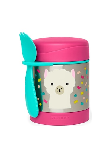 Skip Hop Zoo Paslanmaz Çelik Termos Lama Çok Renkli