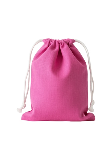 Baghashtag Pembe Bez Kese 15 Cm X 20 Cm Diğer
