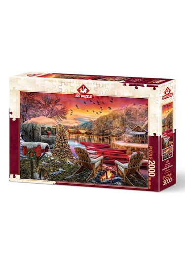 Art Puzzle 2000 Parça Trailer Camp Puzzle