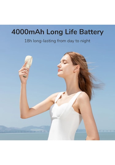 Jisulife Life 5 Plus 4000 mAh Handheld Fan