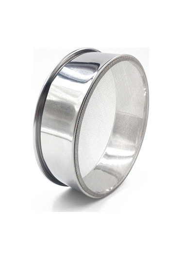 Paslanmaz Çelik Hasır Un Eleme Elek Elek Süzgeç Pişirme Mutfak Aracı Gümüş