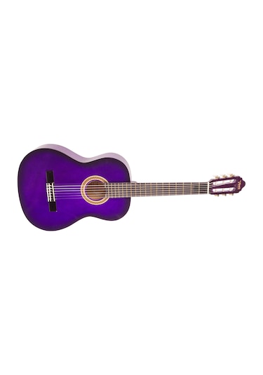 Valencia Vc103Pps Klasik Gitar 3/4 Junıor Mor + Kılıf + Pena