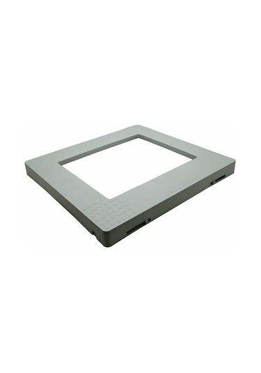 Frenli Gri Plastik Çeksür 54x60x5 Cm 4604 Siyah