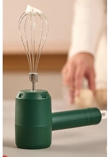 Pazly Yeşil Taşınabilir Şarjlı Qm Mikser Kademeli Kablosuz 3 Zv Yeşil Blender Yeşil