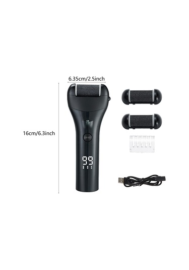 Suntek Ayak Sert Deri Temizleyici Çatlak Topuklar İçin Siyah