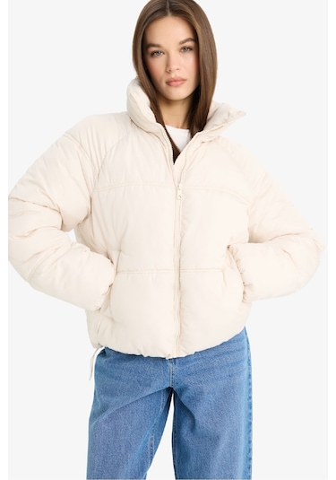 Defacto Su Geçirmez Regular Fit Dik Yaka Fermuarlı Şişme Mont E8690ax25auer128 Ekru Defacto Su Geçirmez Regular Fit Dik Yaka Fermuarlı Şişme Mont E8690ax25auer128 Ekru