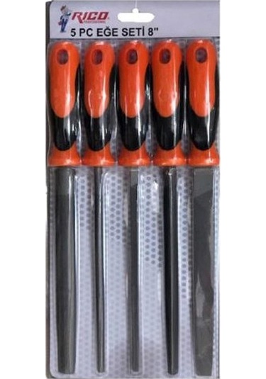 Rico 012-rc2160 Profesyonel Eğe Seti 8" 5 Parça