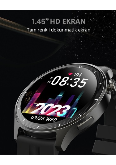 Aukey SW-2P-GY Akıllı Saat (Distribütör Garantili)