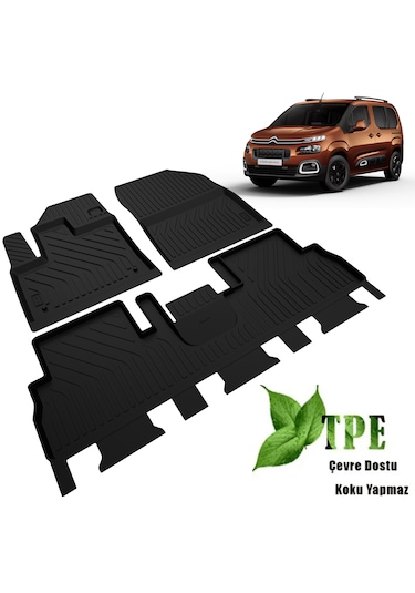 Citroen Berlingo Havuzlu Paspas 2019 2020 2021 2022 2023 2024