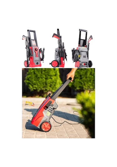 Staxx Power YBY150 150 Bar Kömürsüz Motor Yüksek Basınçlı Oto Yıkama Makinesi