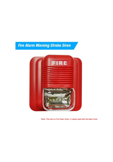 Padalink Fa-01 Yangın Alarm Sireni: 100db Ses Ve Işık Uyarısı, Dc 9-24v, Abs Malzeme, Ofis/market/ Otel Uygun