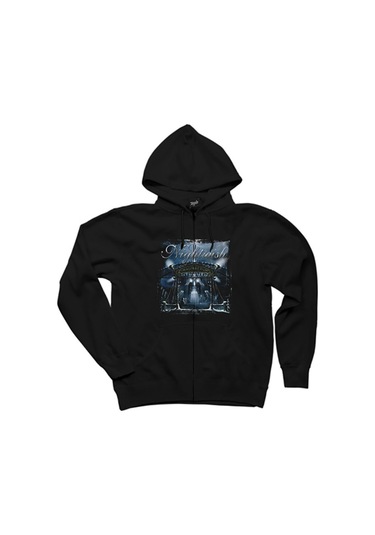 Nightwish Imaginaerum Siyah Fermuarlı Kapşonlu Sweatshirt Siyah