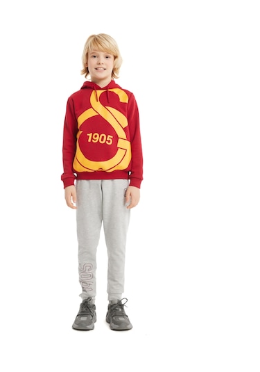 Galatasaray Büyük Logolu Çocuk Sweatshirt C88154 Kırmızı